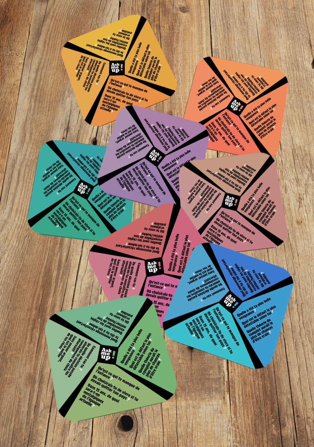 Ask Me Up! – sous-bocks avec questions